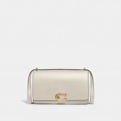 Coach Women Bandit Shoulder Bag Brass Ivory